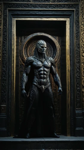 iron door,minotaur,figure of justice,brute,greyskull,the door,imposing,god of thunder,body-building,steel door,the throne,scales of justice,doctor doom,body building,bane,kahn,spartan,bodybuilder,butomus,shredder