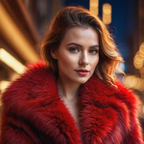the fur red,red coat,fur coat,fur,fur clothing,lady in red,red russian,romantic portrait,coat,woman portrait,poppy red,city ​​portrait,man in red dress,portrait photography,coat color,red,portrait photographers,red gift,red cape,women fashion,Photography,General,Commercial