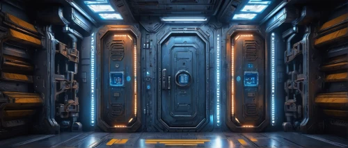 metallic door,doors,sci fi surgery room,blue doors,ufo interior,the door,spaceship space,elevators,cinema 4d,hall of the fallen,elevator,portal,tardis,chamber,steel door,locker,scifi,sci-fi,sci - fi,door,Conceptual Art,Fantasy,Fantasy 22