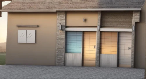 garage door,3d rendering,garage,render,small house,exterior decoration,house entrance,prefabricated buildings,3d render,3d rendered,residential house,hinged doors,house front,modern house,model house,new housing development,townhouses,house drawing,roller shutter,two story house,Common,Common,Natural