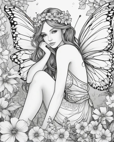 faery,faerie,cupido (butterfly),flower fairy,vanessa (butterfly),fairy,little girl fairy,julia butterfly,coloring page,angel line art,fairy queen,garden fairy,butterfly floral,butterfly background,butterflies,butterfly,butterfly clip art,coloring pages,hesperia (butterfly),ulysses butterfly,Illustration,Vector,Vector 02