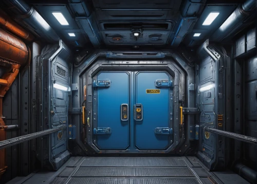 metallic door,hallway space,blue doors,spaceship space,sci fi surgery room,door-container,doors,out space,open door,space port,elevators,portal,space station,steel door,the door,deep space,moon base alpha-1,loading dock,locker,space,Illustration,Retro,Retro 16