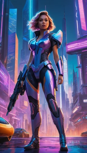 symetra,cg artwork,nova,sci fiction illustration,girl with gun,cyberpunk,girl with a gun,futuristic,wall,ultraviolet,vector girl,sci fi,purple wallpaper,defense,renegade,huntress,violet,show off aurora,woman holding gun,scifi,Conceptual Art,Sci-Fi,Sci-Fi 06