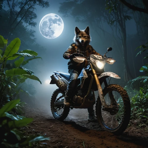 dirt bike,enduro,dirtbike,motorbike,yamaha motor company,digital compositing,motorcycle tours,photoshop manipulation,motorcycle helmet,full moon,wolfman,werewolf,trail riding,motorcycling,motorcycle battery,werewolves,supermoto,moon rover,motorcycle accessories,motorcycle,Photography,General,Natural