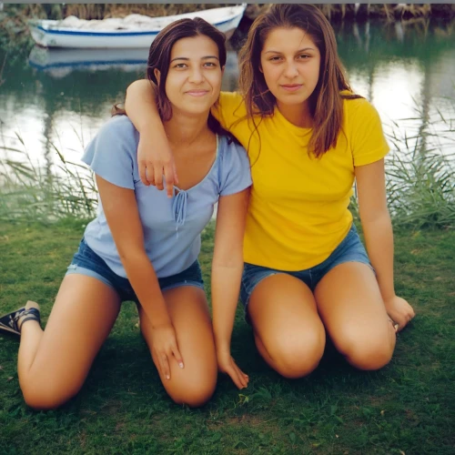 sister,yellow and blue,canim lake,lindos,two girls,sisters,duo,vilsalpsee,rowing team,caumasee,bachalpsee,bellis,beautiful photo girls,cosmeas,sava,tops,balea lac,lionesses,felucca,bad girls