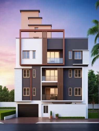 modern house,build by mirza golam pir,residential house,modern architecture,two story house,new housing development,residential building,apartment building,condominium,apartments,3d rendering,contemporary,manilkara,residential property,chennai,condo,residential,an apartment,apartment house,exterior decoration,Photography,General,Realistic