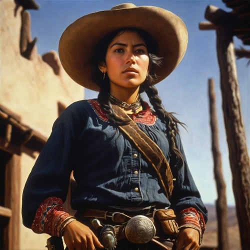 peruvian women,southwestern,western,western film,american frontier,el capitan,buckskin,western riding,farmworker,woman of straw,adelita,wild west,cowgirl,cowgirls,the american indian,the hat-female,the hat of the woman,gaucho,santa fe,pandero jarocho,Art,Classical Oil Painting,Classical Oil Painting 32