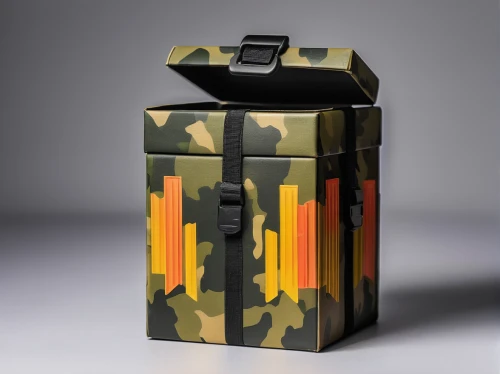 ammunition box,waste container,thermal bag,canister,ammunition belt,ballot box,military camouflage,suitcase in field,cartridge,bushbox,chemical container,courier box,attache case,metal container,carrying case,ballistic vest,tackle box,briefcase,bin,dispenser,Illustration,Black and White,Black and White 35