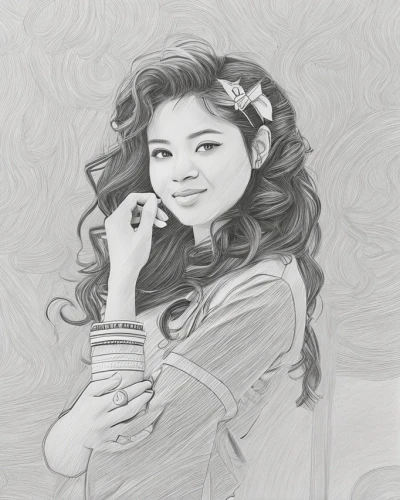 girl drawing,coffee tea drawing,coffee tea illustration,photo painting,melody,digital drawing,girl portrait,girl with cereal bowl,digital art,girl with speech bubble,pencil drawing,potrait,retro girl,vintage girl,graphite,angel line art,digital artwork,vintage drawing,rose drawing,jasmine tea,Design Sketch,Design Sketch,Character Sketch