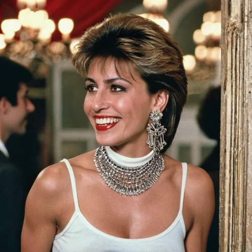 pretty woman,pearl necklaces,pearl necklace,earrings,1980s,sophia loren,1986,80s,princess' earring,pearls,shoulder pads,1980's,breakfast at tiffany's,eighties,love pearls,rhonda rauzi,diet icon,earring,a charming woman,diamond jewelry,Photography,General,Realistic