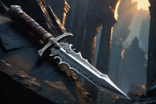 bowie knife,king sword,scabbard,excalibur,hunting knife,dagger,sword,serrated blade,swords,sabre,4k wallpaper,dane axe,ranged weapon,sward,witcher,herb knife,awesome arrow,massively multiplayer online role-playing game,warlord,beginning knife,Conceptual Art,Sci-Fi,Sci-Fi 23