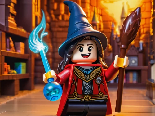 wizard,the wizard,wand,vax figure,potter,librarian,magical adventure,wizardry,harry potter,hogwarts,magus,magic book,wizards,broomstick,flickering flame,celebration cape,magistrate,scholar,from lego pieces,albus,Illustration,Japanese style,Japanese Style 21
