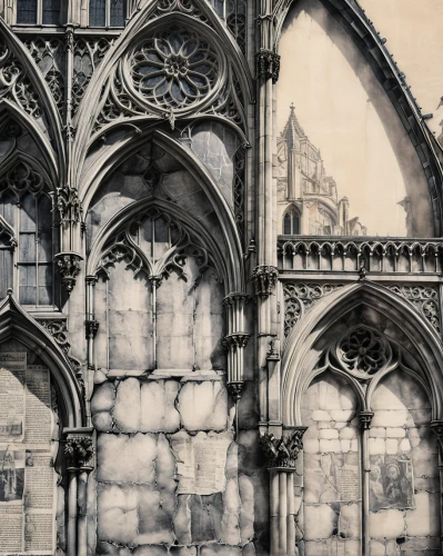 buttress,gothic architecture,cologne cathedral,reims,medieval architecture,metz,york minster,milan cathedral,muenster,ulm minster,rouen,erfurt,cologne,notre-dame,aachen,stonework,nidaros cathedral,york,gothic church,portcullis,Photography,General,Realistic