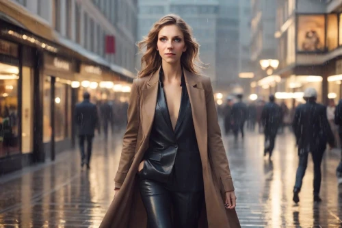 long coat,overcoat,woman in menswear,woman walking,black coat,fashion street,menswear for women,trench coat,women fashion,girl walking away,coat,businesswoman,woman shopping,business woman,female model,sprint woman,pedestrian,girl in a long,bussiness woman,women clothes,Photography,Natural