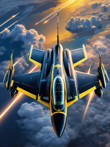 f-16,fighter aircraft,lockheed martin f-35 lightning ii,kai t-50 golden eagle,jet aircraft,northrop f-5,supersonic aircraft,cac/pac jf-17 thunder,supersonic fighter,fighter jet,boeing f a-18 hornet,boeing f/a-18e/f super hornet,f-15,blue angels,hornet,saab jas 39 gripen,f a-18c,mcdonnell douglas f-4 phantom ii,rocket-powered aircraft,air combat,Illustration,Realistic Fantasy,Realistic Fantasy 01