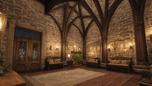 wine cellar,medieval architecture,vaulted ceiling,wooden beams,entrance hall,lobby,ornate room,interior decor,home interior,dandelion hall,vaulted cellar,hotel de cluny,loft,medieval,crypt,medieval castle,cloister,fireplaces,wayside chapel,interiors,Photography,General,Commercial