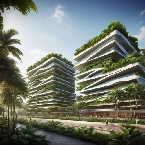 futuristic architecture,eco-construction,tropical house,eco hotel,3d rendering,singapore,palm field,skyscapers,condominium,residential tower,xiamen,green living,ecological sustainable development,terraces,palm forest,modern architecture,palm garden,sanya,tropical greens,arq,Art,Classical Oil Painting,Classical Oil Painting 04