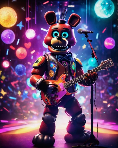 miguel of coco,musical rodent,musician,concert guitar,guitar player,coco,cg artwork,solo entertainer,3d render,banjo,crash-land,3d teddy,rock band,birthday banner background,halloween wallpaper,media concept poster,entertainer,ukulele,conductor,performer,Conceptual Art,Sci-Fi,Sci-Fi 30