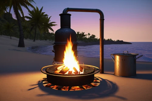 portable stove,outdoor cooking,wood-burning stove,wood stove,tin stove,gas stove,fire bowl,firepit,campfire,fire pit,barbecue torches,luau,patio heater,outdoor grill,gas burner,cooking pot,pizza oven,bahian cuisine,stove,brazier,Illustration,Abstract Fantasy,Abstract Fantasy 22
