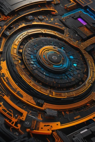 dreadnought,hospital landing pad,federation,battlecruiser,symetra,rotating beacon,radial,carrack,stargate,pioneer 10,saturnrings,scifi,spacecraft,planisphere,flagship,supercarrier,colorful spiral,aperture,gear shaper,orbiting,Illustration,Japanese style,Japanese Style 16