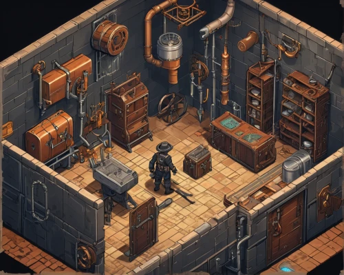 apothecary,cellar,tavern,basement,tenement,game illustration,consulting room,isometric,laundry room,treasure house,ancient house,an apartment,dungeon,merchant,shopkeeper,small house,apartment,rooms,gold shop,laundry shop,Conceptual Art,Fantasy,Fantasy 25