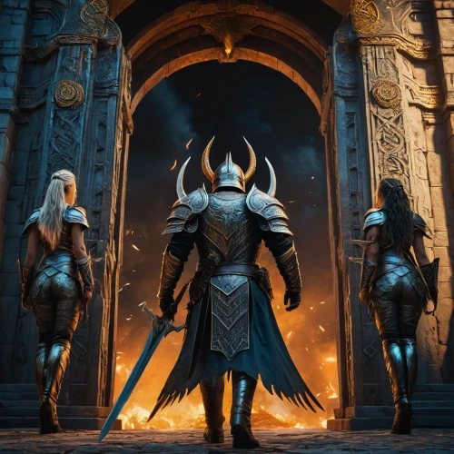 massively multiplayer online role-playing game,dark elf,norse,heroic fantasy,hall of the fallen,portal,horn of amaltheia,vikings,bronze horseman,advisors,paysandisia archon,warlord,knight armor,witcher,diablo,paladin,kadala,fantasy warrior,games of light,guards of the canyon