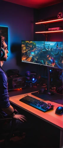 gamer zone,lan,game room,lures and buy new desktop,monitor wall,gamers round,gaming,computer room,dual screen,gamer,monitors,computer desk,mousepad,visual effect lighting,fractal design,desk,computer game,blur office background,3d background,gamers,Illustration,Realistic Fantasy,Realistic Fantasy 11