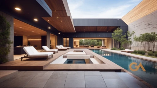 landscape design sydney,garden design sydney,landscape designers sydney,outdoor pool,modern house,pool house,corten steel,wooden decking,roof top pool,interior modern design,luxury property,modern architecture,infinity swimming pool,luxury home interior,3d rendering,dug-out pool,modern style,luxury home,swimming pool,backyard