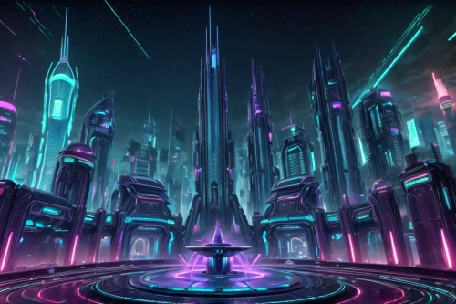 futuristic landscape,fantasy city,cosmos field,metropolis,space port,alien world,ancient city,backgrounds,cyberspace,hall of the fallen,black city,3d fantasy,diamond lagoon,fantasy world,art deco background,cube background,arcanum,alien planet,fantasy landscape,panoramical