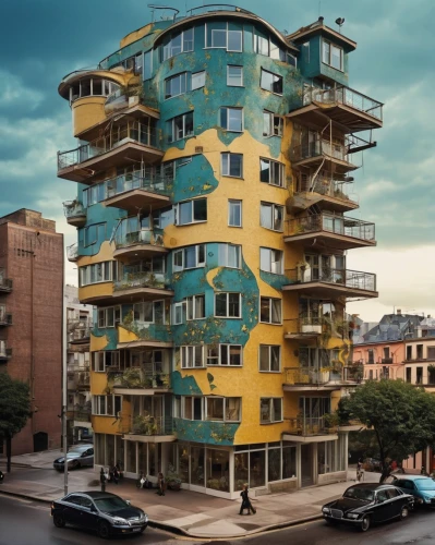 apartment building,apartment block,an apartment,cubic house,house pineapple,mixed-use,apartments,apartment house,sky apartment,hotel w barcelona,residential tower,apartment complex,barcelona,torino,multi-storey,building honeycomb,buildings italy,modern architecture,murano,genoa