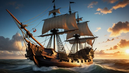 galleon ship,sea sailing ship,east indiaman,galleon,sail ship,caravel,sailing ship,mayflower,full-rigged ship,sloop-of-war,three masted sailing ship,pirate ship,sailing ships,tallship,steam frigate,trireme,longship,sailing vessel,barquentine,three masted,Art,Classical Oil Painting,Classical Oil Painting 08