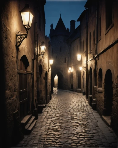 the cobbled streets,medieval street,rothenburg,cobblestones,cobblestone,narrow street,bamberg,aix-en-provence,medieval town,montmartre,night image,nuremberg,mont st michel,metz,dordogne,street lamps,dunrobin,cobbles,french digital background,cobble,Photography,Documentary Photography,Documentary Photography 02