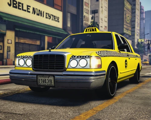 new york taxi,yellow cab,yellow taxi,taxi cab,taxicabs,ford crown victoria police interceptor,taxi,cab driver,ford crown victoria,cadillac bls,edsel ranger,dodge ram rumble bee,edsel pacer,emergency vehicle,w123,mercedes 500k,mercedes-benz 450sel 6.9,chrysler 300,w124,mercedes benz w123,Illustration,Japanese style,Japanese Style 18