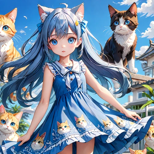 cat kawaii,cute cat,cat lovers,cat with blue eyes,vocaloid,birthday banner background,background images,cat image,cat on a blue background,cat's cafe,aqua,background image,cat,playmat,kittens,children's background,nyan,miku,azure,alice,Anime,Anime,General