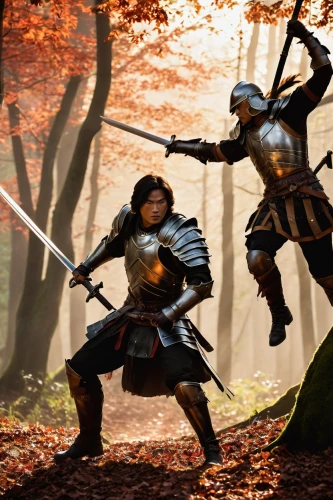 sword fighting,digital compositing,massively multiplayer online role-playing game,swordsmen,patrol,defense,aaa,warrior and orc,heroic fantasy,aa,cleanup,wall,stage combat,knights,female warrior,knight armor,warriors,knight festival,hunting scene,battle,Conceptual Art,Daily,Daily 03