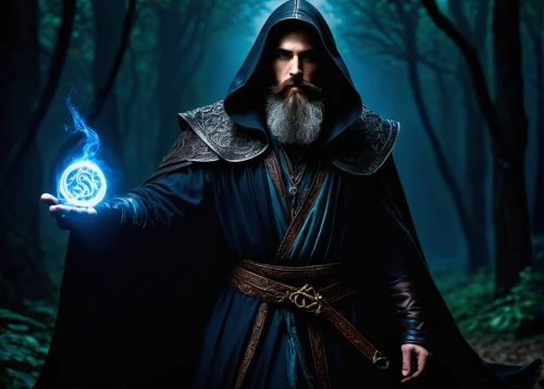the wizard,wizard,magus,fantasy picture,thorin,runes,magic grimoire,fantasy portrait,lord who rings,fantasy art,archimandrite,digital compositing,summoner,dodge warlock,mage,jrr tolkien,male elf,light bearer,photoshop manipulation,spell,Illustration,Paper based,Paper Based 08