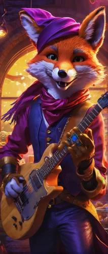 guitar player,guitar,musician,fox,serenade,musical rodent,redfox,concert guitar,playing the guitar,rosa ' amber cover,guitarist,a fox,sand fox,dusk background,garden-fox tail,vulpes vulpes,art bard,red fox,foxes,violinist violinist of the moon,Conceptual Art,Fantasy,Fantasy 05