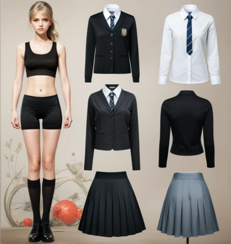 women's clothing,sports uniform,ladies clothes,women clothes,school clothes,martial arts uniform,school uniform,cheerleading uniform,bicycle clothing,menswear for women,gothic fashion,fashionable clothes,police uniforms,clothing,anime japanese clothing,formal wear,women fashion,black and white pieces,school skirt,clothes,Photography,General,Natural