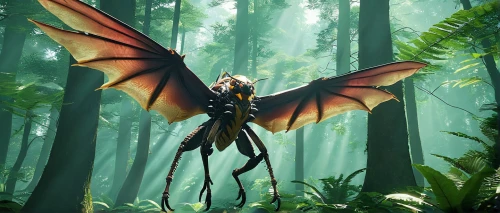 forest dragon,winged insect,gonepteryx cleopatra,giant swallowtail,monarch,flying insect,aurora butterfly,atala,gatekeeper (butterfly),large aurora butterfly,cynosbatos,pterodactyl,garuda,vanessa (butterfly),butterfly background,black dragon,hornet,pterodactyls,dragon-fly,insect,Illustration,Abstract Fantasy,Abstract Fantasy 11