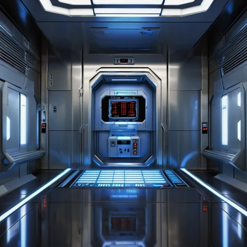 ufo interior,sci fi surgery room,spaceship space,compartment,cinema 4d,scifi,metallic door,hallway space,sci-fi,sci - fi,3d mockup,sci fi,space capsule,luggage compartments,space station,capsule,galley,passengers,spaceship,elevators,Illustration,American Style,American Style 05