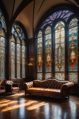 stained glass windows,art nouveau frames,leaded glass window,ornate room,stained glass,billiard room,stained glass pattern,stained glass window,interiors,wooden windows,art nouveau,art nouveau design,sanctuary,interior decor,art nouveau frame,luxury home interior,interior design,art deco,glass panes,wade rooms,Photography,General,Natural