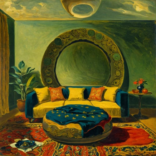 sitting room,bedroom,ottoman,dali,persian norooz,woman on bed,still life of spring,still-life,danish room,children's bedroom,livingroom,blue room,el salvador dali,living room,orlovsky,interior decor,still life,khokhloma painting,four-poster,chaise lounge,Art,Classical Oil Painting,Classical Oil Painting 08
