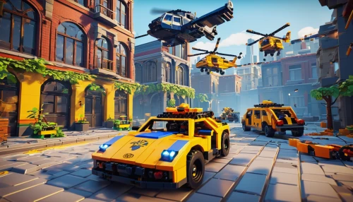 yellow machinery,yellow taxi,taxicabs,yellow car,play street,car hop,action-adventure game,electric mobility,city car,construction equipment,bumblebees,road roller,colorful city,the cobbled streets,old linden alley,yellow jeep,parcel service,crash cart,the beetle,heavy construction,Art,Classical Oil Painting,Classical Oil Painting 38