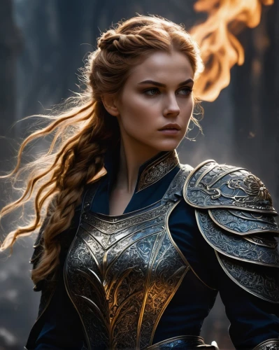 female warrior,joan of arc,fantasy woman,strong women,strong woman,warrior woman,fire angel,woman power,woman fire fighter,female hollywood actress,fire background,heroic fantasy,fiery,woman strong,celtic queen,her,elenor power,elaeis,burning hair,norse,Photography,General,Fantasy