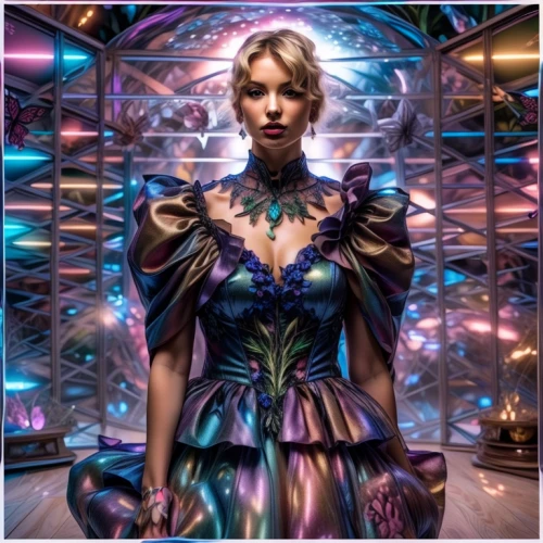 blue enchantress,metatron's cube,fantasy woman,libra,aura,kaleidoscope website,fairy peacock,prismatic,kaleidoscope art,the enchantress,fantasy picture,3d fantasy,nebula guardian,fantasia,prism ball,cinderella,fractalius,fantasy art,sorceress,prism