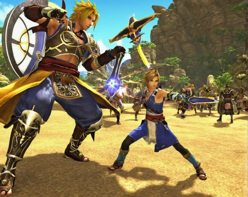 fighting poses,fighting stance,massively multiplayer online role-playing game,link outreach,sword fighting,sheik,link,golden sun,monsoon banner,6-cyl in series,screenshot,4-cyl in series,yellow and blue,wii u,fist bump,duel,swordsmen,stand models,knight festival,links,Illustration,Abstract Fantasy,Abstract Fantasy 11