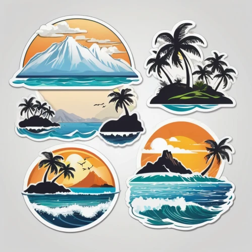 summer icons,fruits icons,ice cream icons,fruit icons,drink icons,icon set,circle icons,islands,honolulu,coconut trees,volcanos,set of icons,summer clip art,palmtrees,palm trees,molokai,napali,social icons,tahiti,badges,Unique,Design,Sticker