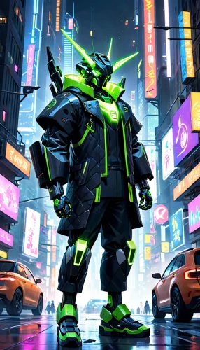 high-visibility clothing,cyberpunk,neon,cyber,neon human resources,neon lights,mech,neon light,high volt,neon colors,pedestrian,mecha,android,neon arrows,time square,streampunk,scifi,futuristic,neon ghosts,superhero background,Anime,Anime,Cartoon