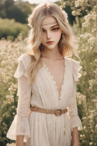 pale,vintage angel,lily-rose melody depp,enchanting,jessamine,sepia,vintage floral,boho,poppy,cream rose,romantic look,wild roses,liberty cotton,vintage dress,meadow,flower fairy,flower girl,country dress,elegant,wildflower,Photography,Realistic