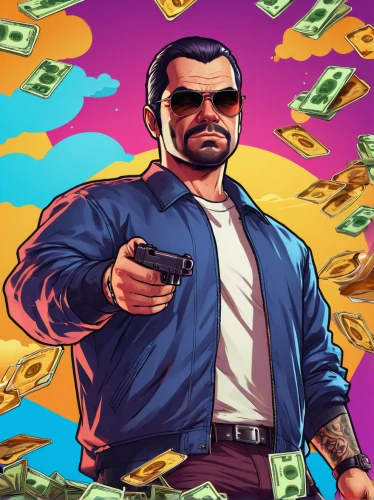 gangstar,game illustration,twitch icon,money rain,game art,hard money,ceo,vector illustration,free fire,steam release,dealer,action-adventure game,mafia,pubg mascot,ice cube,sales man,mobile video game vector background,moneybag,kingpin,mobile game,Illustration,Vector,Vector 19